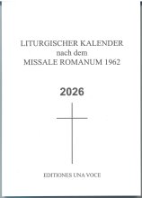Liturgischer Kalender 2026 (una voce)