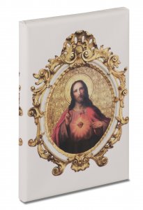 Bild vom heiligsten Herzen Jesu - Motiv aus St. Gertrud, Wien