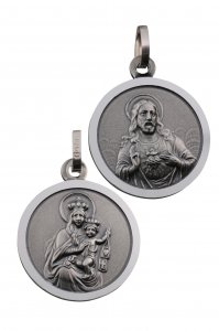 Skapulier-Medaille (Silber 925) 8 mm