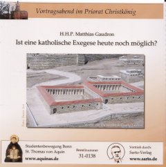 Ist eine katholische Exegese heute noch möglich? - CD