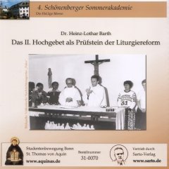 Das II. Hochgebet als Prüfstein der Liturgiereform - CD