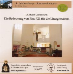 Die Bedeutung von Pius XII. für die Liturgiereform - CD