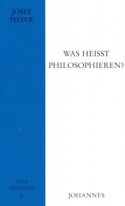 Was heißt philosophieren?