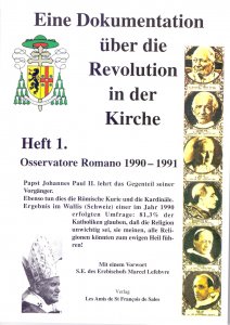 Eine Dokumentation über die Revolution in der Kirche / Osservatore Romano 1990-1991