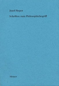 Schriften zum Philosophiebegriff