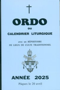 Ordo liturgique 2025
