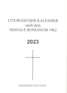 Liturgischer Kalender 2023 (Una Voce)