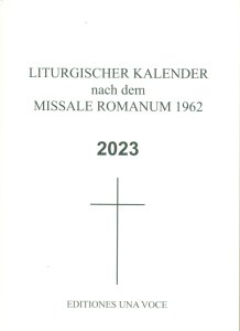 Liturgischer Kalender 2023 (Una Voce)