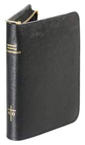 Volksmissale  Lederhülle schwarz