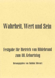 Wahrheit, Wert und sein