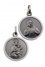 Skapulier-Medaille (Silber 925) 18 mm