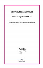 Proprium sanctorum pro aliquibus locis - Schott Einleger
