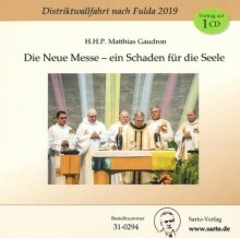 Die Neue Messe ein Schaden für die Seele CD